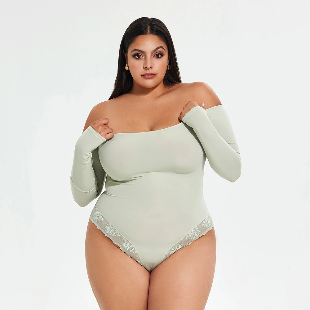 Soft stretch curve bodysuit