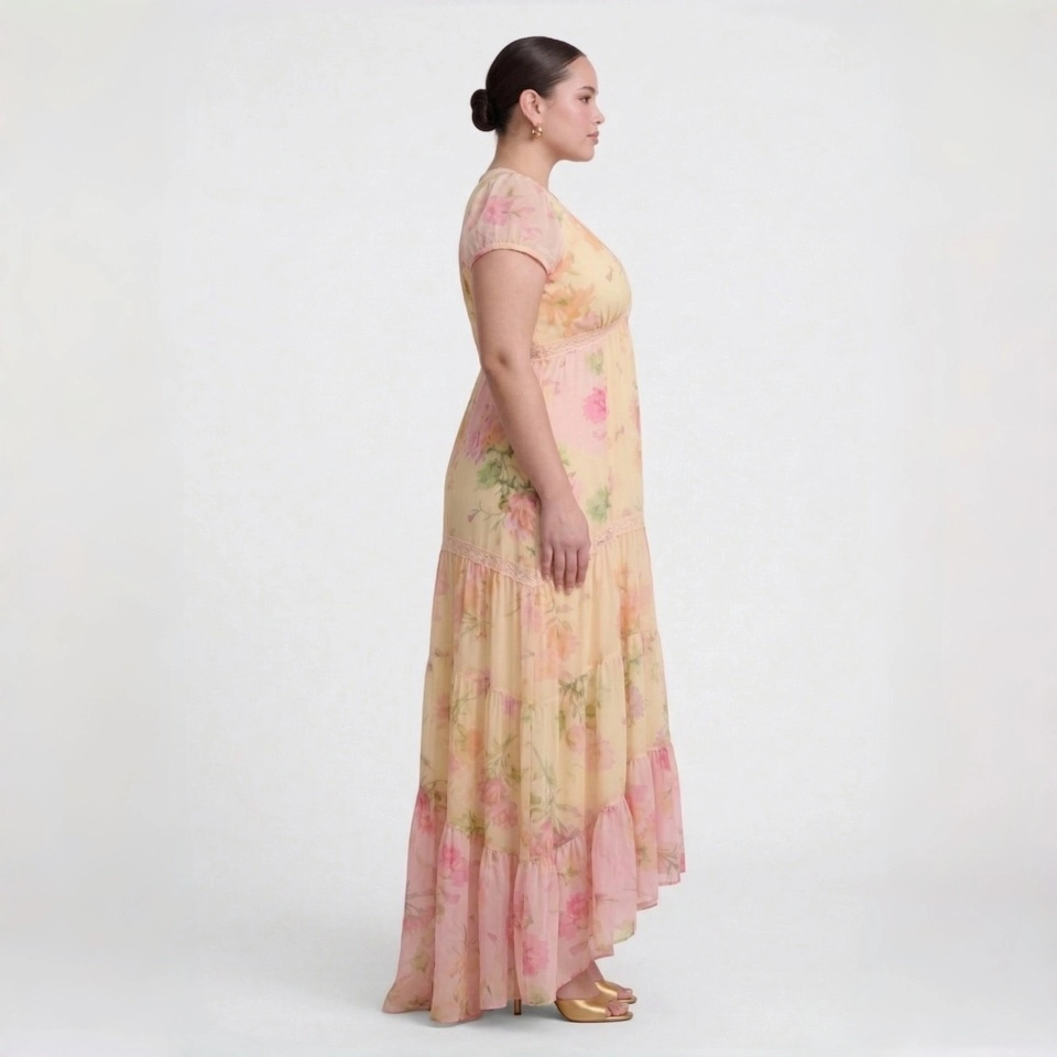tiered-ruffle-high-low-hem-maxi-dress