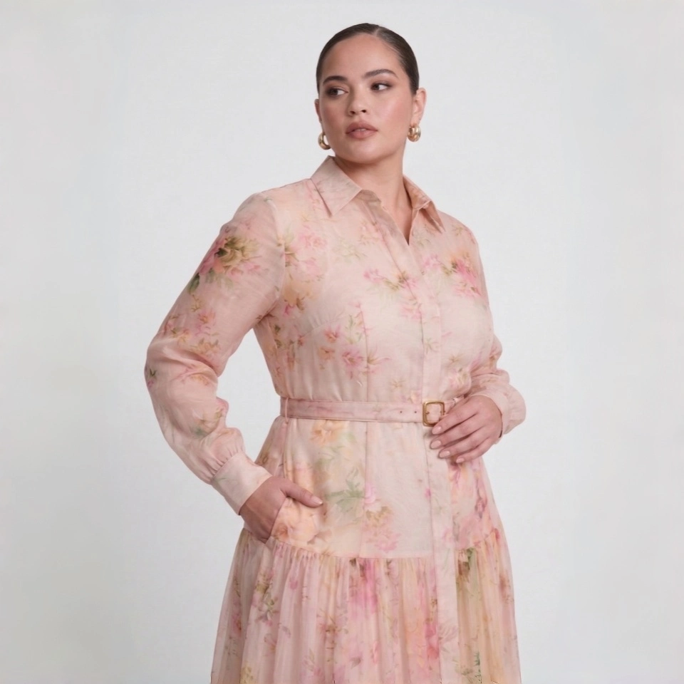 Flattering Belted Waistline