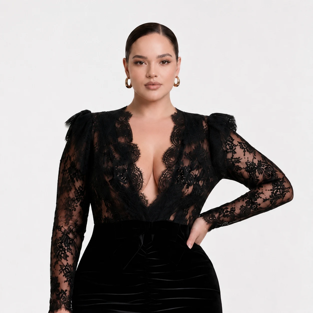 ruched-waist-black-formal-dress-oem-factory