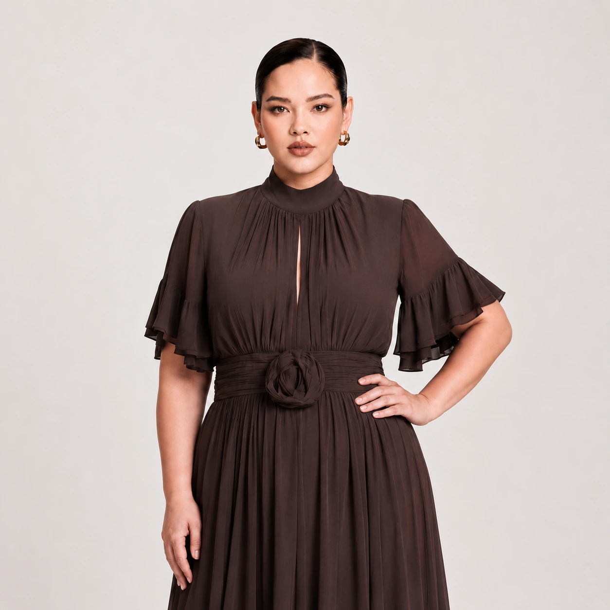 Flowy Chiffon Maxi Length