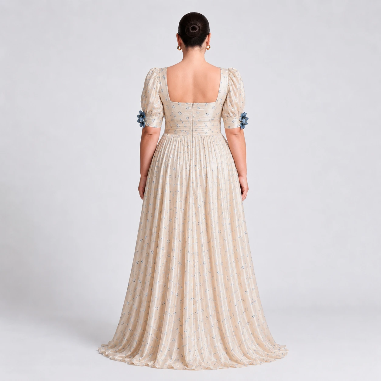 high-waist-satin-floral-formal-gown-back-view