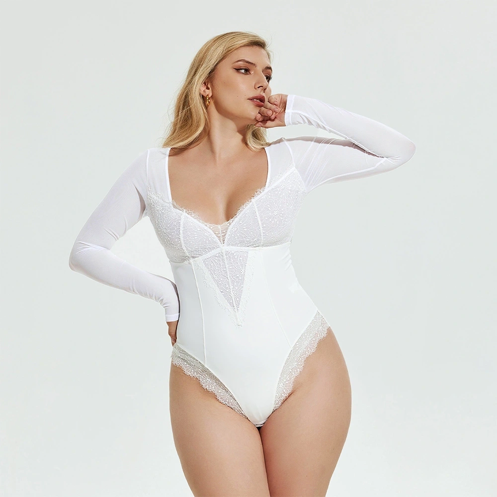 elegant-v-neck-lace-bodysuit-close-up