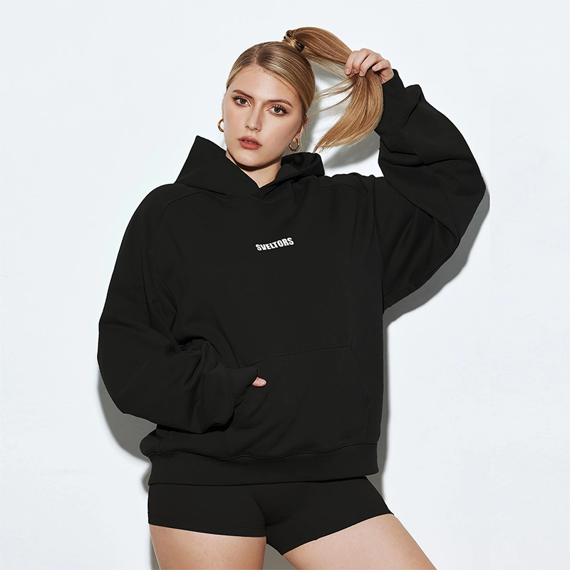 Kangaroo Pocket Detail Casual Hoodie Set Design