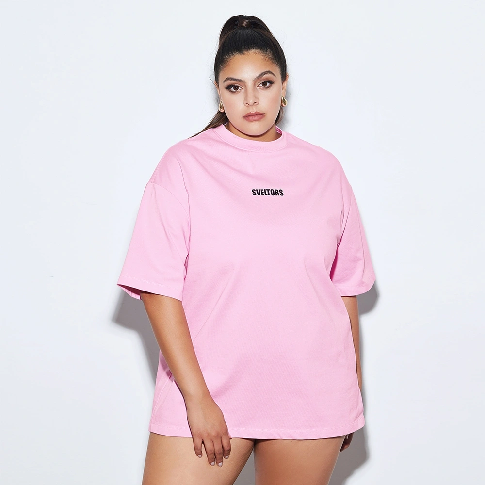 plus-size-friendly-pink-oversized-tshirt-style