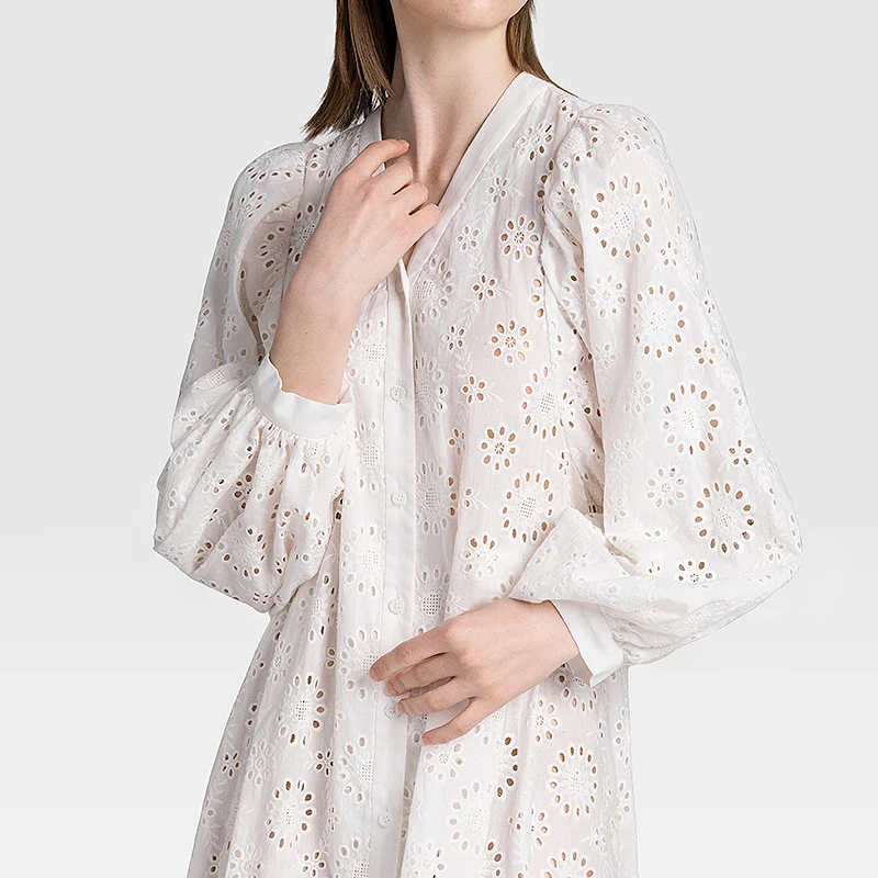 Chic V-Neck & Button-Down Front