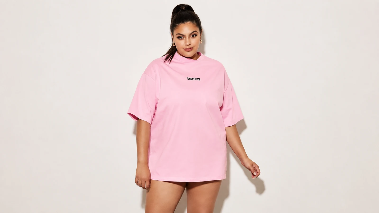 How to Review Women's Oversized Mock Neck Graphic Cotton T Shirt